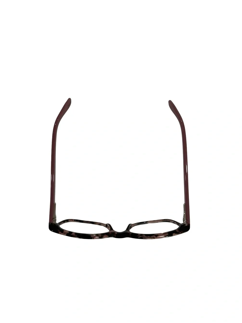 Elizabeth Arden Black Mauve Tortoise Eyeglasses with case